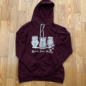 Ardene Owl Graphic Hoodie